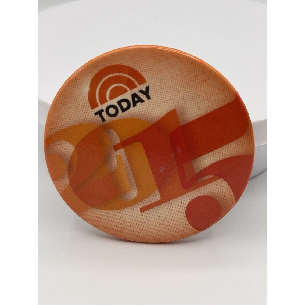 NBC Today Show 2015 Pinback Button Morning TV Television Memorabilia Souvenir